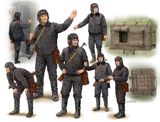 SOVIET SOLDIER SCUD B CREW 1/35