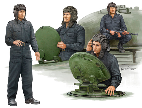 SOVIET TANK CREW 1/35