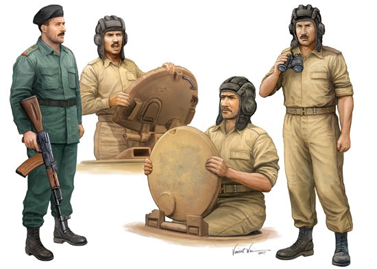 IRAQI TANK CREW 1/35