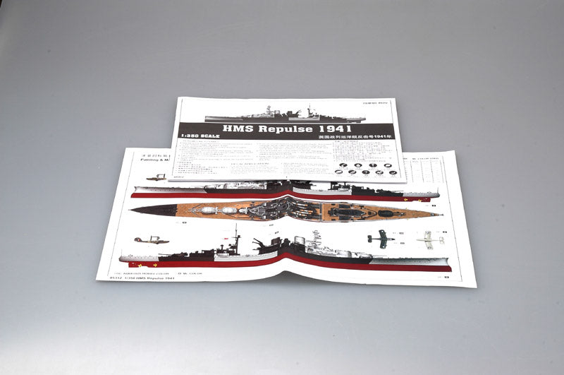 Trumpeter 1/350 Scale HMS Repulse WWII British Battle Cruiser (1941)