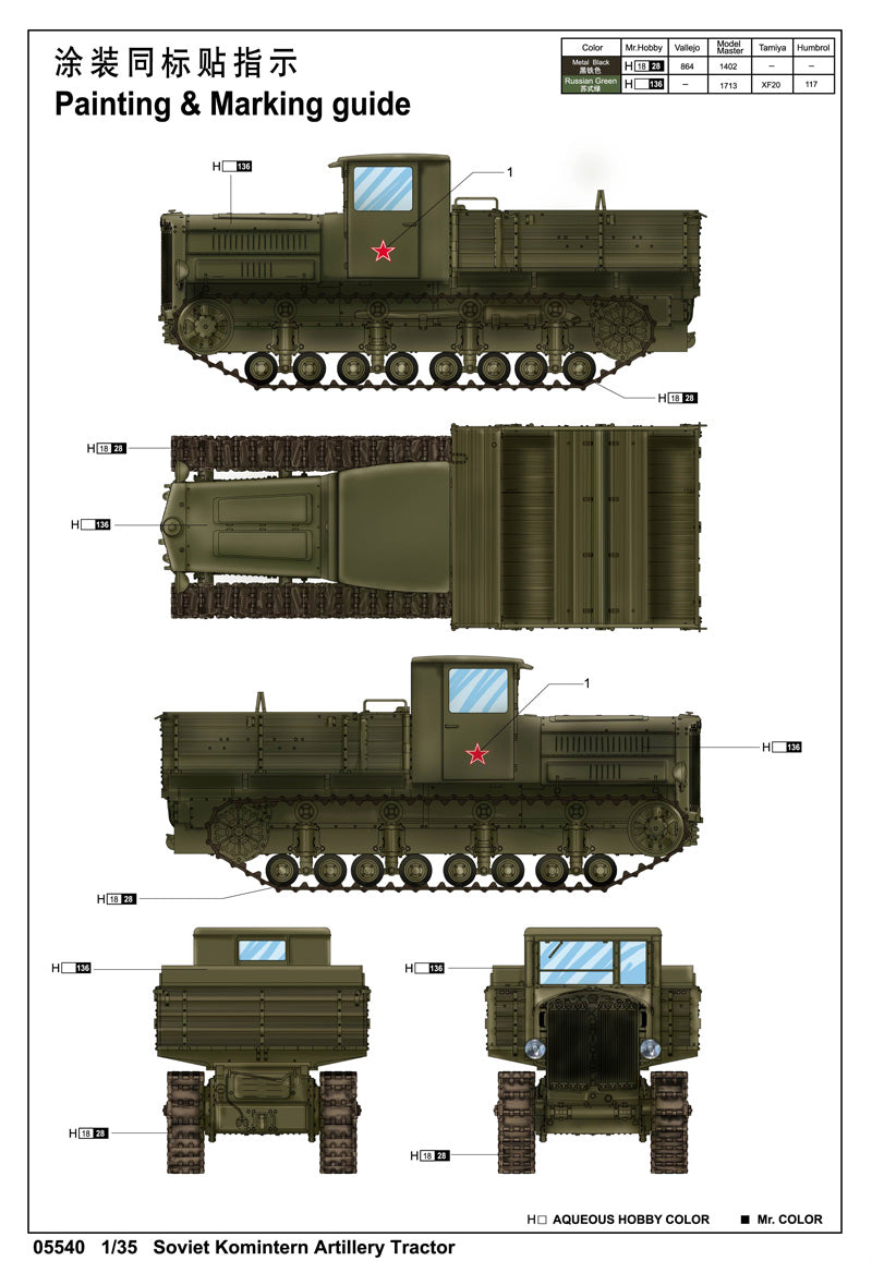 SOVIET KOMINTERN    ARTILRY TRACTR