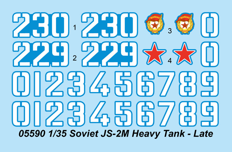 SOVIET JS-2M HEAVY  TANK LATE 1/35