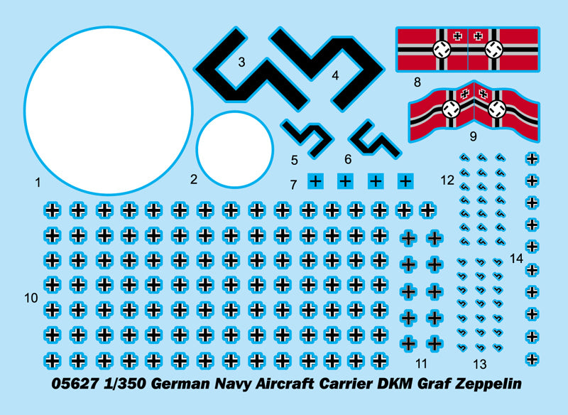 Trumpeter 05627 German Navy Aircraft Carrier Model Kit DKM GRAF Zeppelin