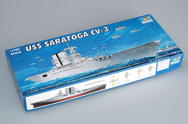 Trumpeter 1/700 USS Saratoga CV3 Aircraft Carrier Model Kit