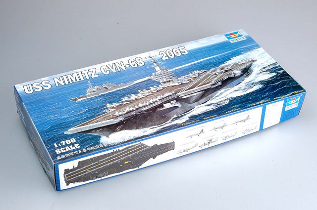 Trumpeter 1/700 USS Nimitz CVN68 Aircraft Carrier 2005 Model Kit