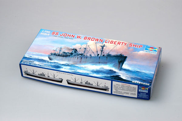 Trumpeter 1/700 USS SS John W Brown Liberty Ship Model Kit