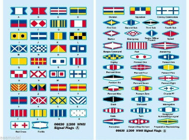 1/200 Trumpeter USN Signal Flags