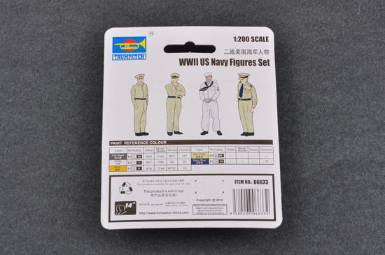 WWII US NAVY FIGURESSET 1/200