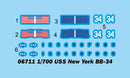 USS NEW YORK BB-34 1/700