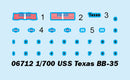 USS TEXAS BB-35 1/700