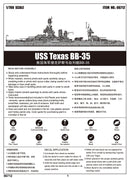 USS TEXAS BB-35 1/700
