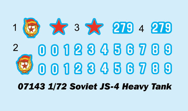 SOVIET JS-4 HEAVY TANK 1/72