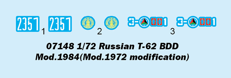 RUSSIAN T-62 BDD MOD.1984 MOD.1972
