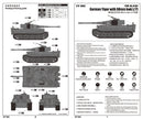 GERMAN TIGER WITH 88MM KWK L/71 1/72
