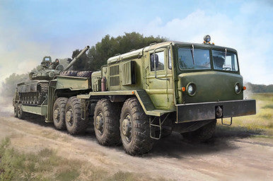1/72 Trumpeter MAZ-537G Late Production type with MAZ/CHMZAP-5247G semi-trailer