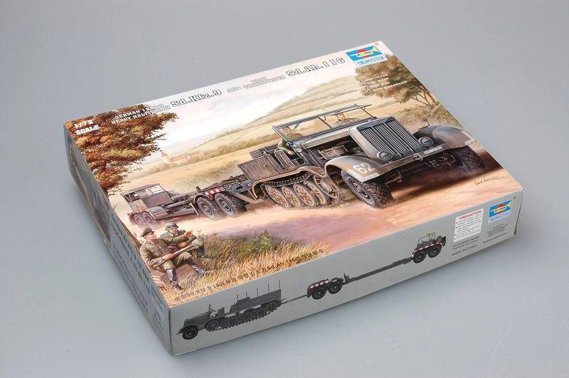 SD.KFZ.9(18T)HALF-TRK&SDAH116 TRAIL 1/72