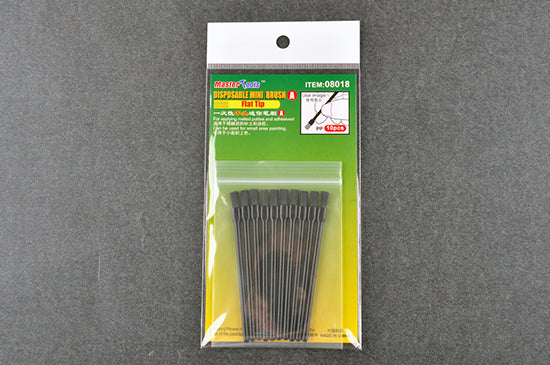 DISPOSABLE MINI FLATBRUSH*10