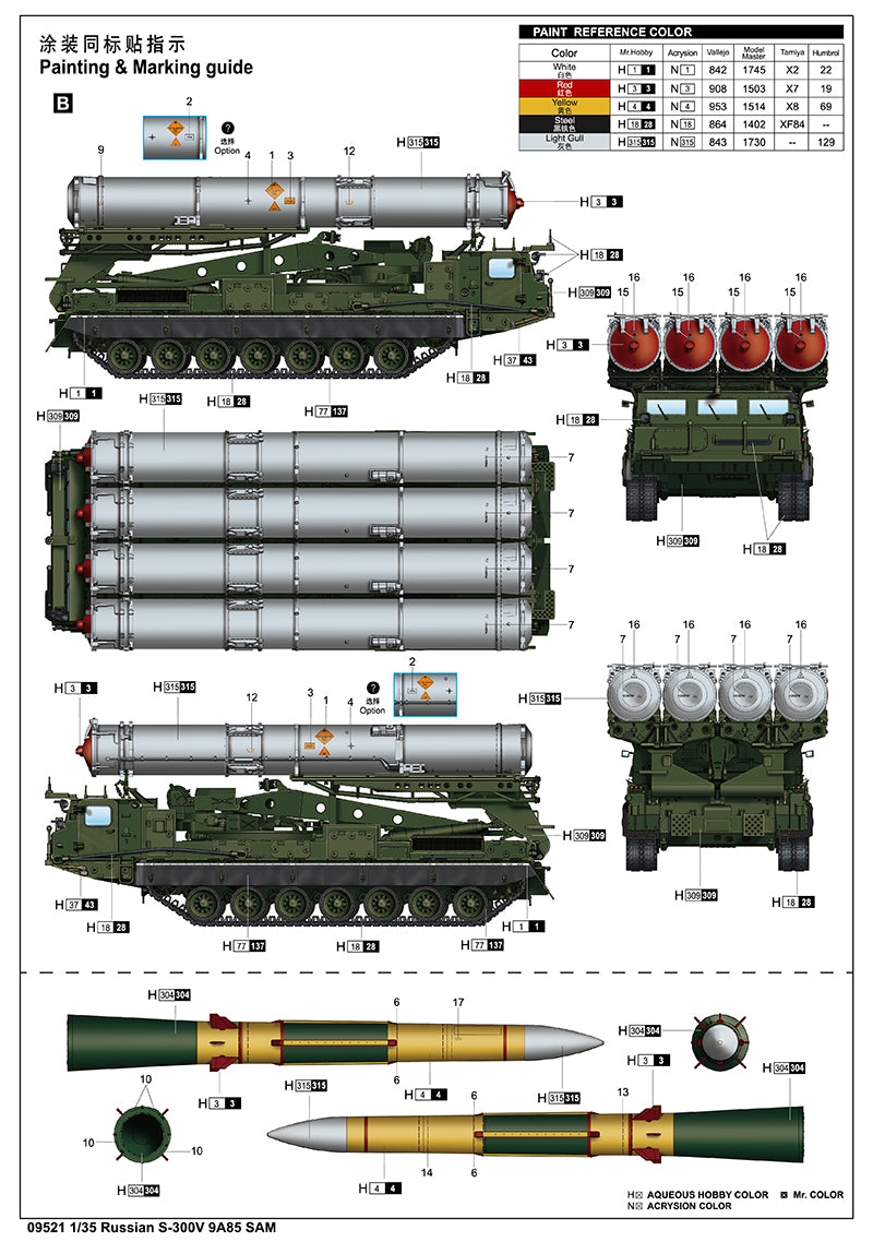 RUSSIAN S-300V 9A85 SAM