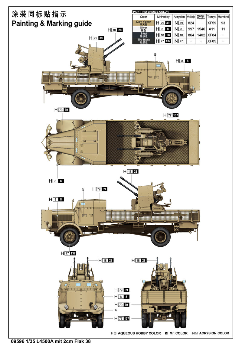 L4500A MIT 2CM FLAK 38