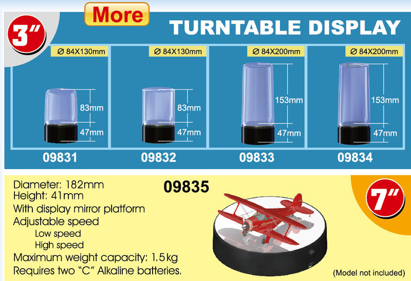 TURNTABLE 84MMX47MM