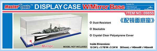 DISPLAY CASE W/MIRROR BASE 501X149X146MM