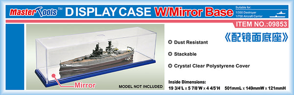 DISPLAY CASE W/MIRROR BASE 501X149X121MM