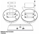 DISPLAY CASE W/LED STAND 84X115MM DOME