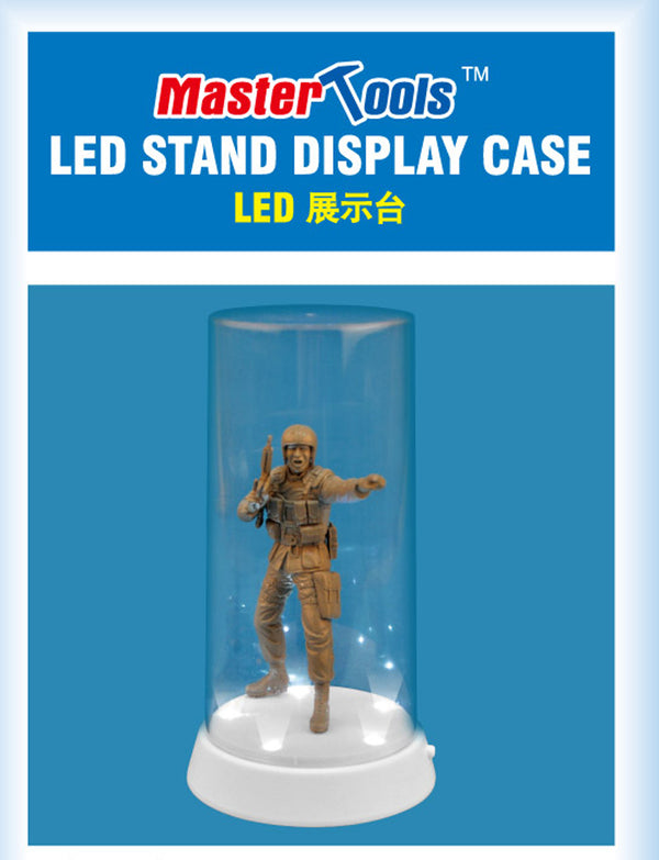 DISPLAY CASE W/LED STAND 84X185MM FLAT