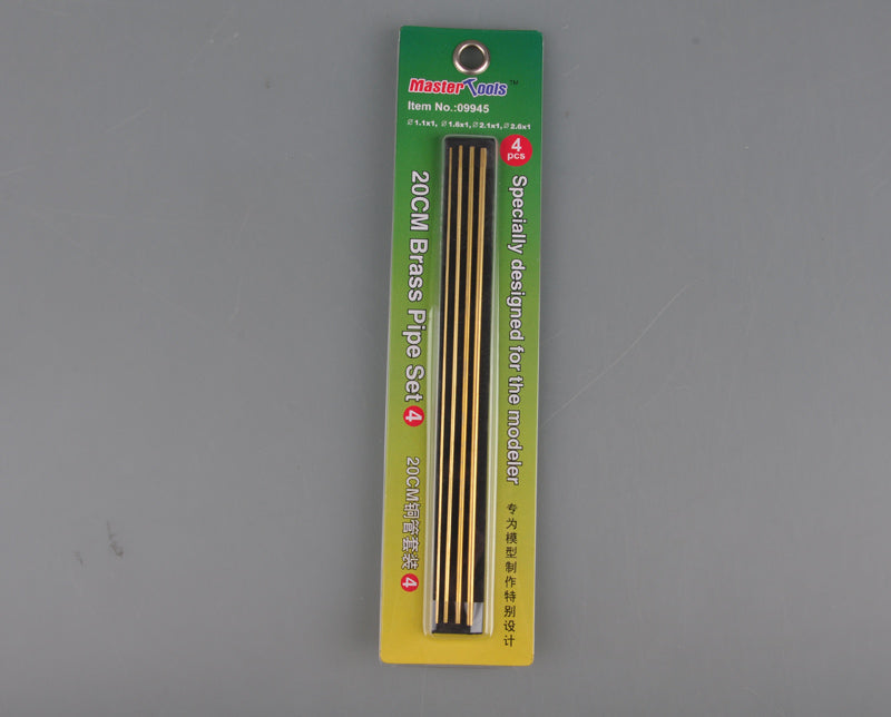 20CM BRASS PIPE SET 4: 1.1,1.6,2.1,2.6