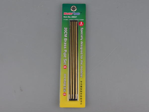 20CM BRASS PIPE SET 6: 1.5,2.0,2.5,3.0