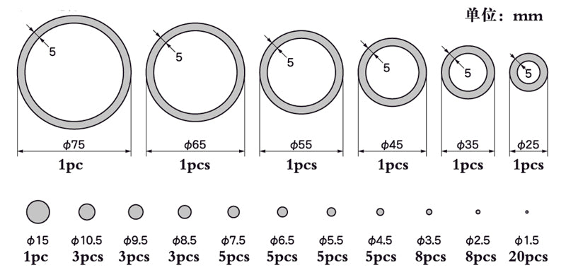 PLASTIC CIRCLE BOARDC-SET - 0.3MM
