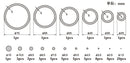 PLASTIC CIRCLE BOARDD-SET - 0.3MM