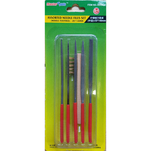 NEEDLE FILES SET (MIDDLE-TOOTHED)3X140MM