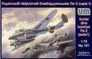1/72 Uni Model Dive Bomber Pe-2