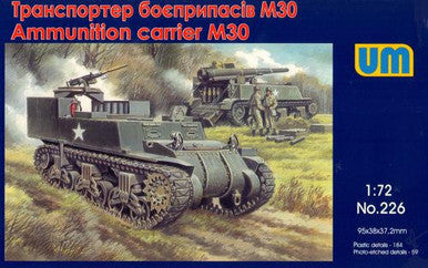 1/72 Uni Model Ammunition carrier M30
