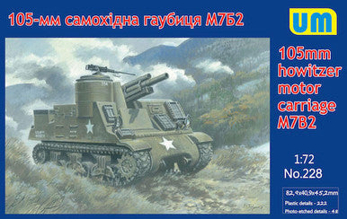 1/72 Uni Model 105-mm howitzer motor carriage M7B2