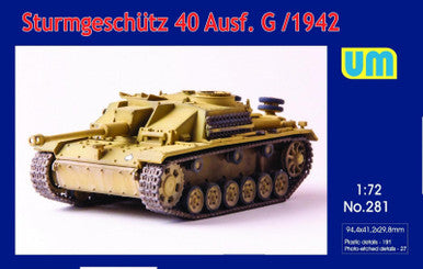 1/72 Uni Model Sturmgeschutz 40 Ausf.G early