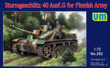 1/72 Uni Model Sturmgeschutz 40 Ausf.G for Finnish Army