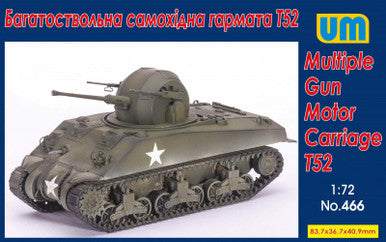 1/72 Uni Model Multiple Gun Motor Carriage T52