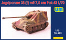 1/72 Uni Model Jagdpanzer38(t) mit 7.5 cm Pak42L/70