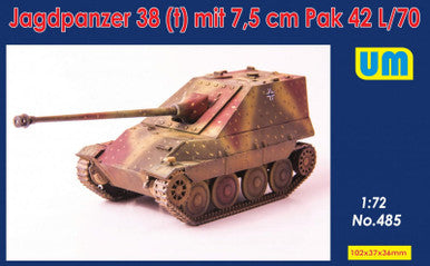 1/72 Uni Model Jagdpanzer38(t) mit 7.5 cm Pak42L/70