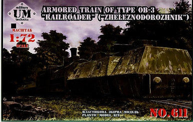 1/72 Uni Model Armored train #2, 23ODBP of type OB-3