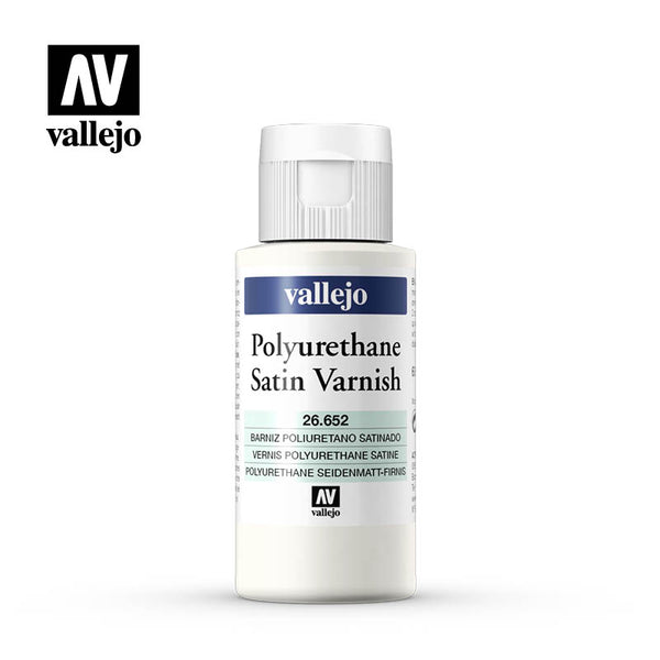 Vallejo Satin Varnish Polyurethane, 60ml