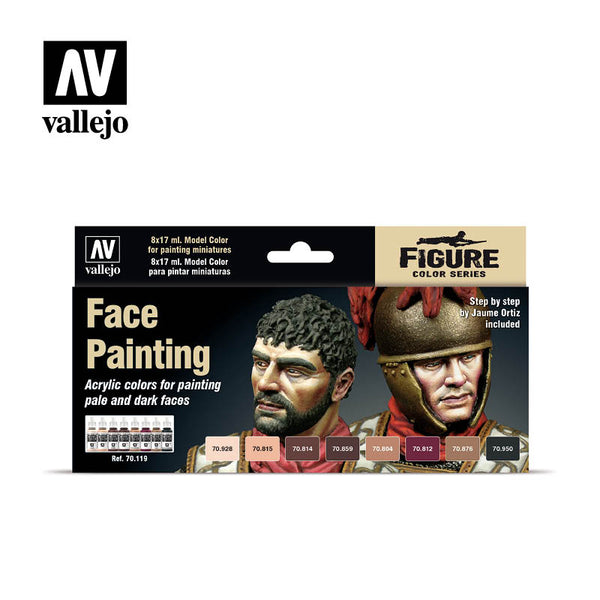 Faces Painting Set (8) by Jaume Ortiz