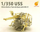 1/350 Very Fire US 40mm Bofors Twin AA Guns with MK.51(8 sets)