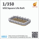 1/350 Very Fire Scale USS Life Square Rafts (30 Sets)
