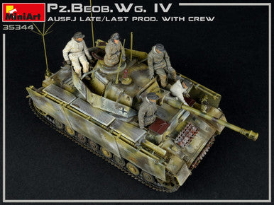 1/35 Miniart WWII PzBeobWg IV Ausf J Late/Last Production Tank w/5 Crew (2 in 1)