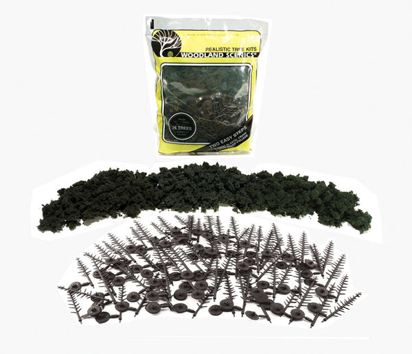 2 1/2" - 4" CONIFR GRN TREES 42/KT