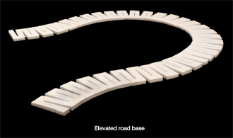 1/4" ROAD RISER-4/PKG 2' EA