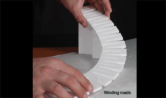 1/4" ROAD RISER-4/PKG 2' EA